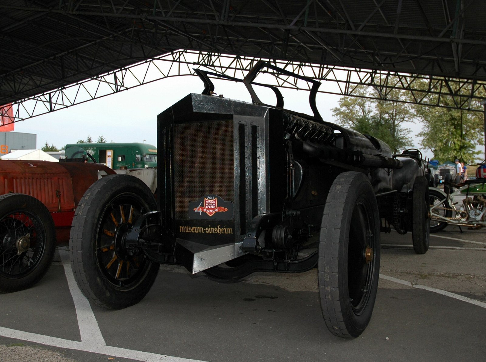 Brutus im Freien beim Brazzeltag 2018 im Technik Museum Speyer