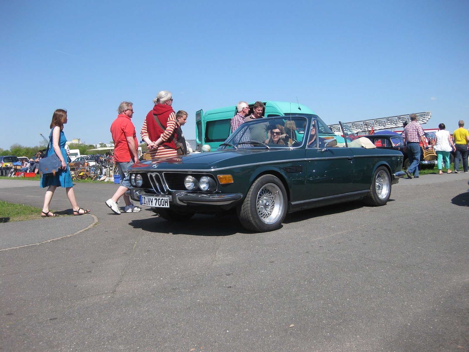BMW E9 Coup&eacute; in der Frontansicht